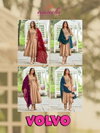 Volvo By Aanchi Vichitra Silk Kurti With Bottom Dupatta Wholesale Price In Surat